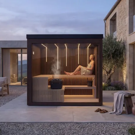 Fusion minimalistische Sauna