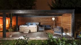 Aussensaunahaus für die ganze Familie