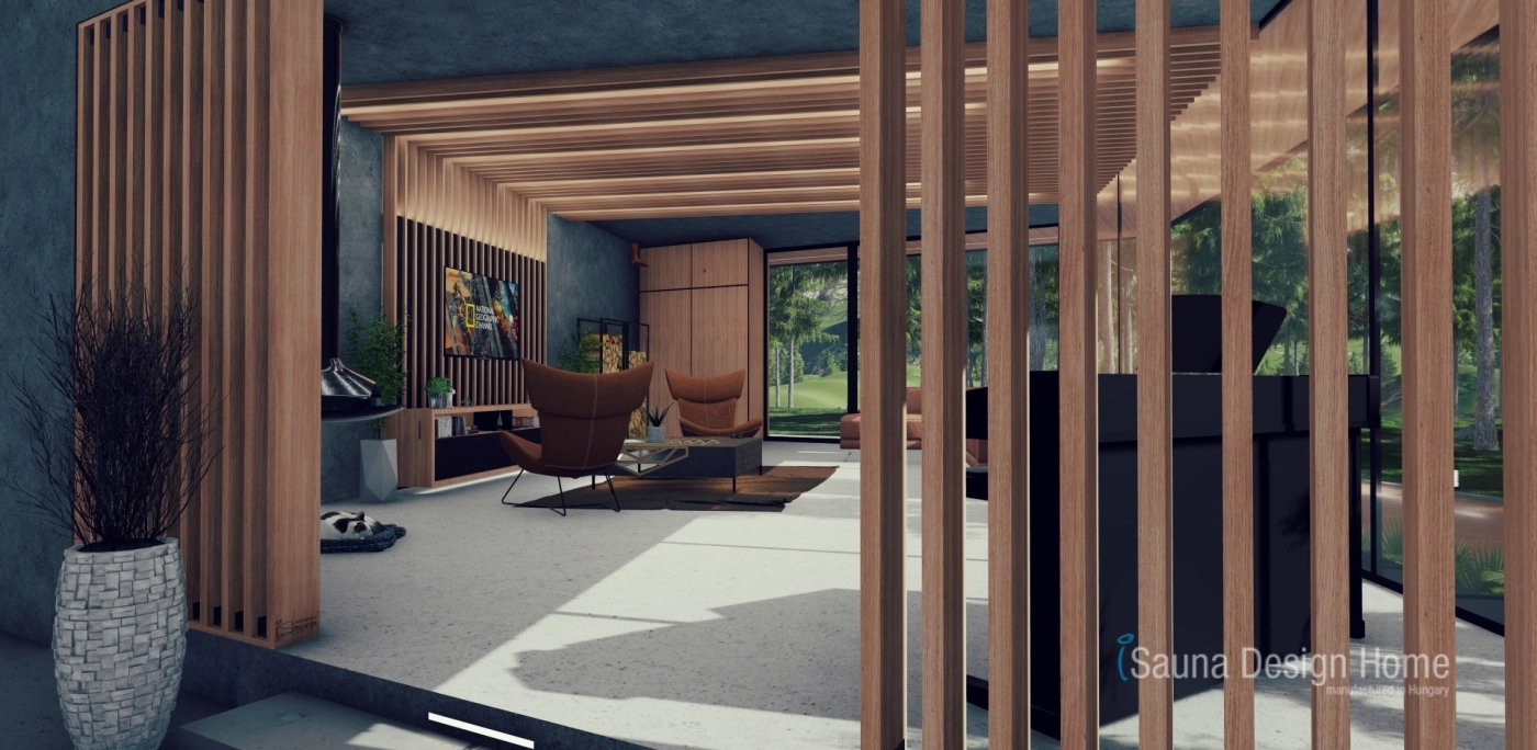 Raumtrenner aus Holz für den Innenbereich