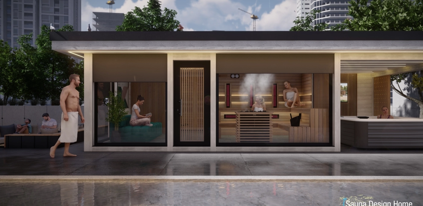 Privat Wellness-Saunahaus