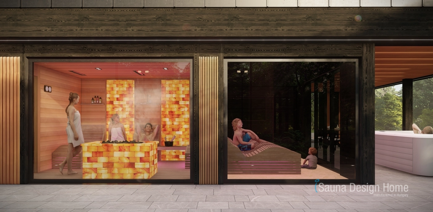 Premium Wellness Saunahaus, Wellness Wohnhaus