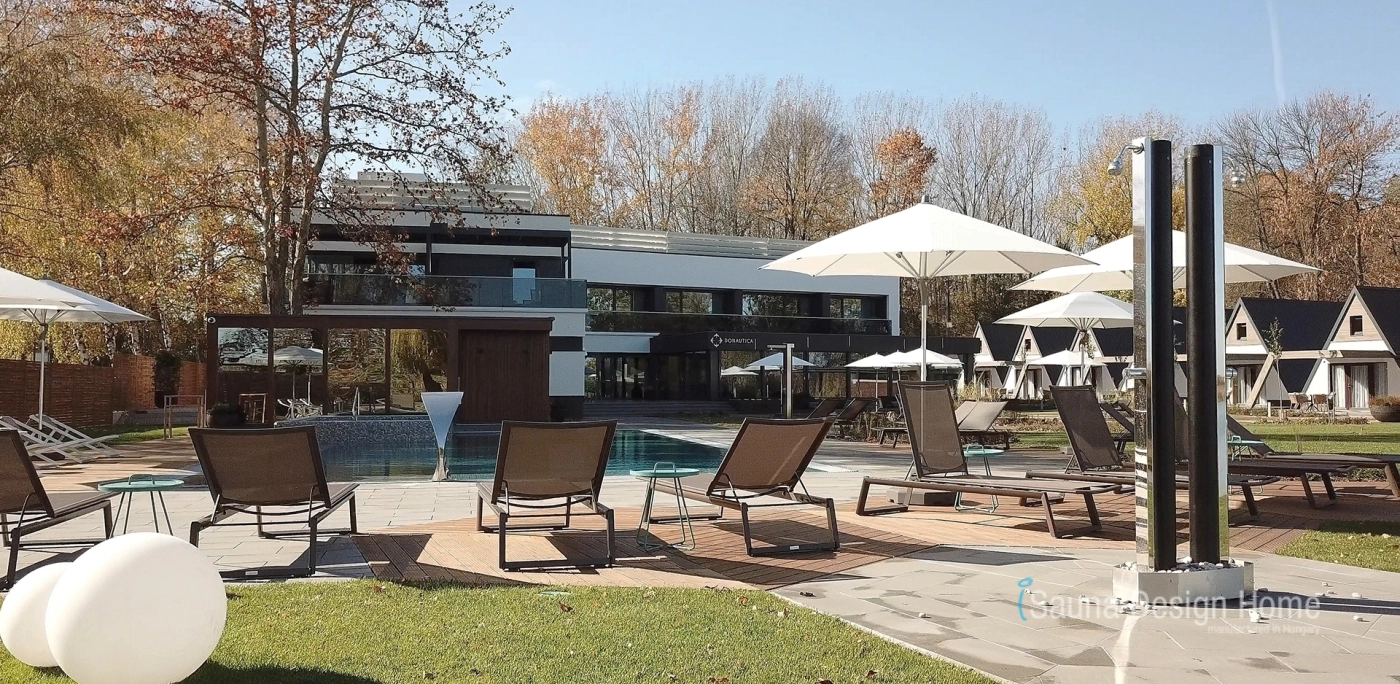 Saunahaus mit Wellness Garten Neusiedl