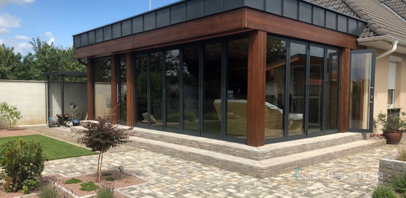 Wintergarten mit Sauna und Wellness