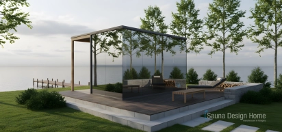 Architektonische Glaslösung