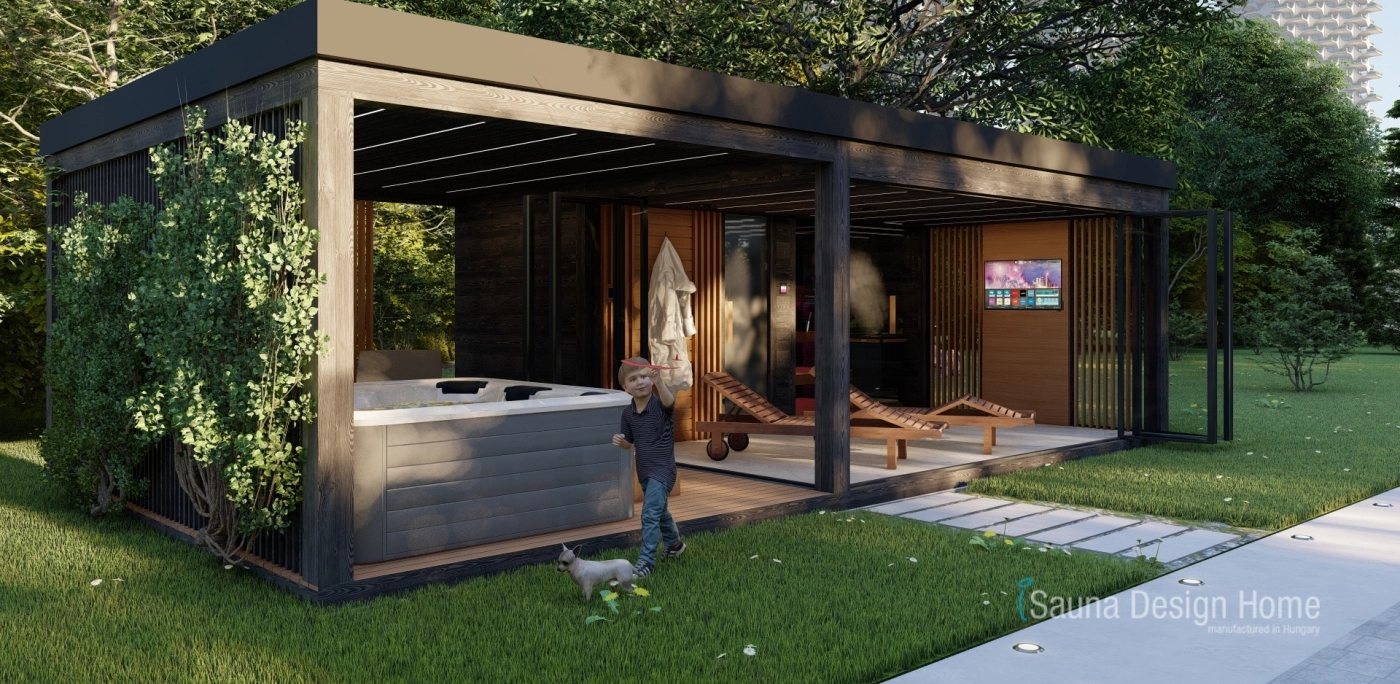 Saunahaus mit Sonnenterrasse Wiener Neustadt