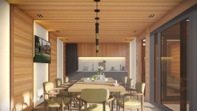 Küche mit Essbereich