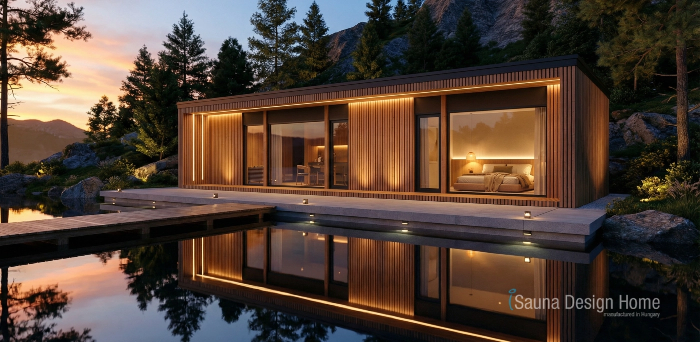 Mini Ferienhaus mit Sauna