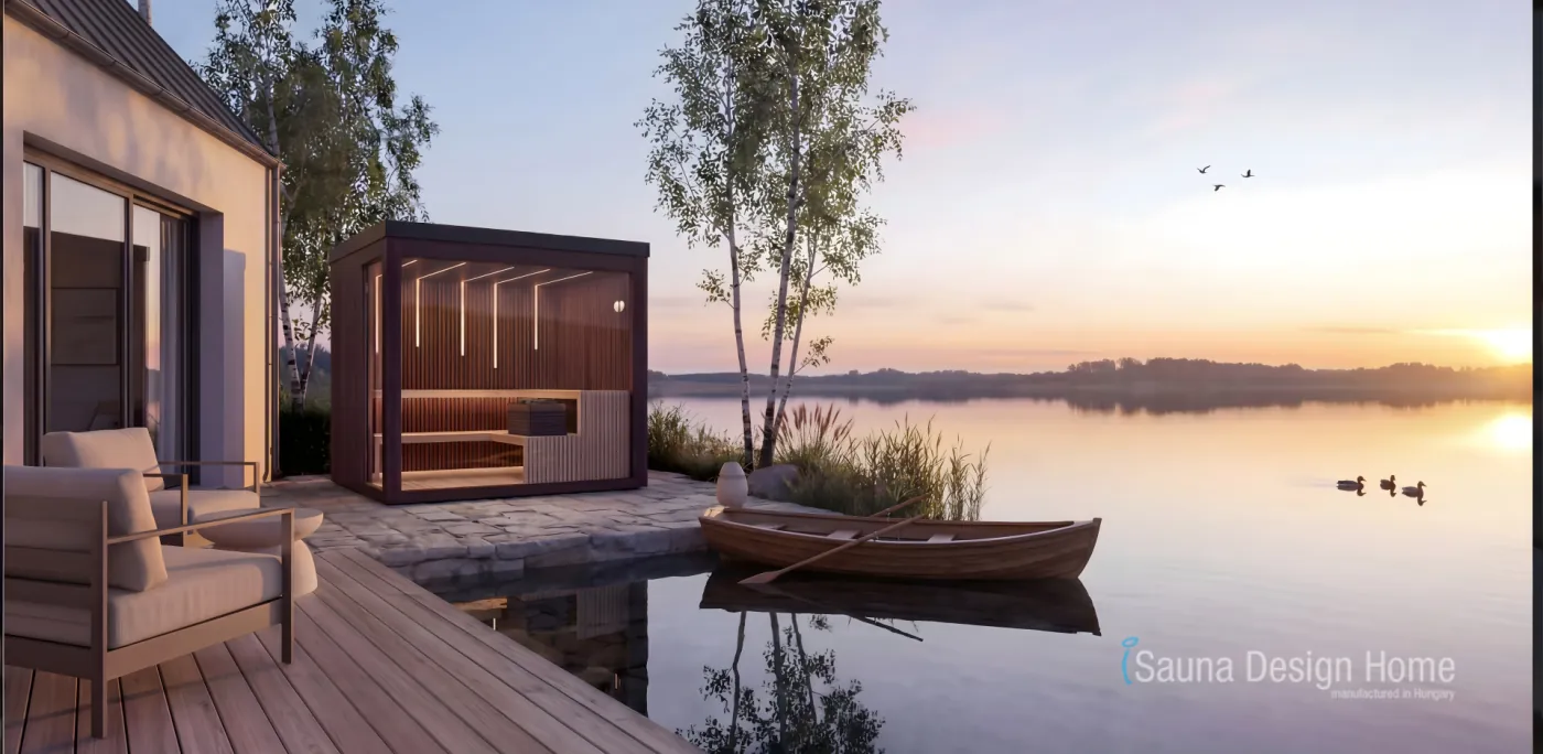 sauna in garten