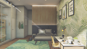 Individuelle Schlafzimmer Wand