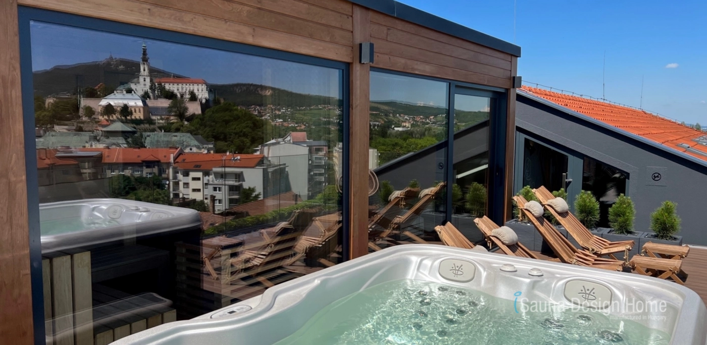 Luxus Panorama Saunahaus
