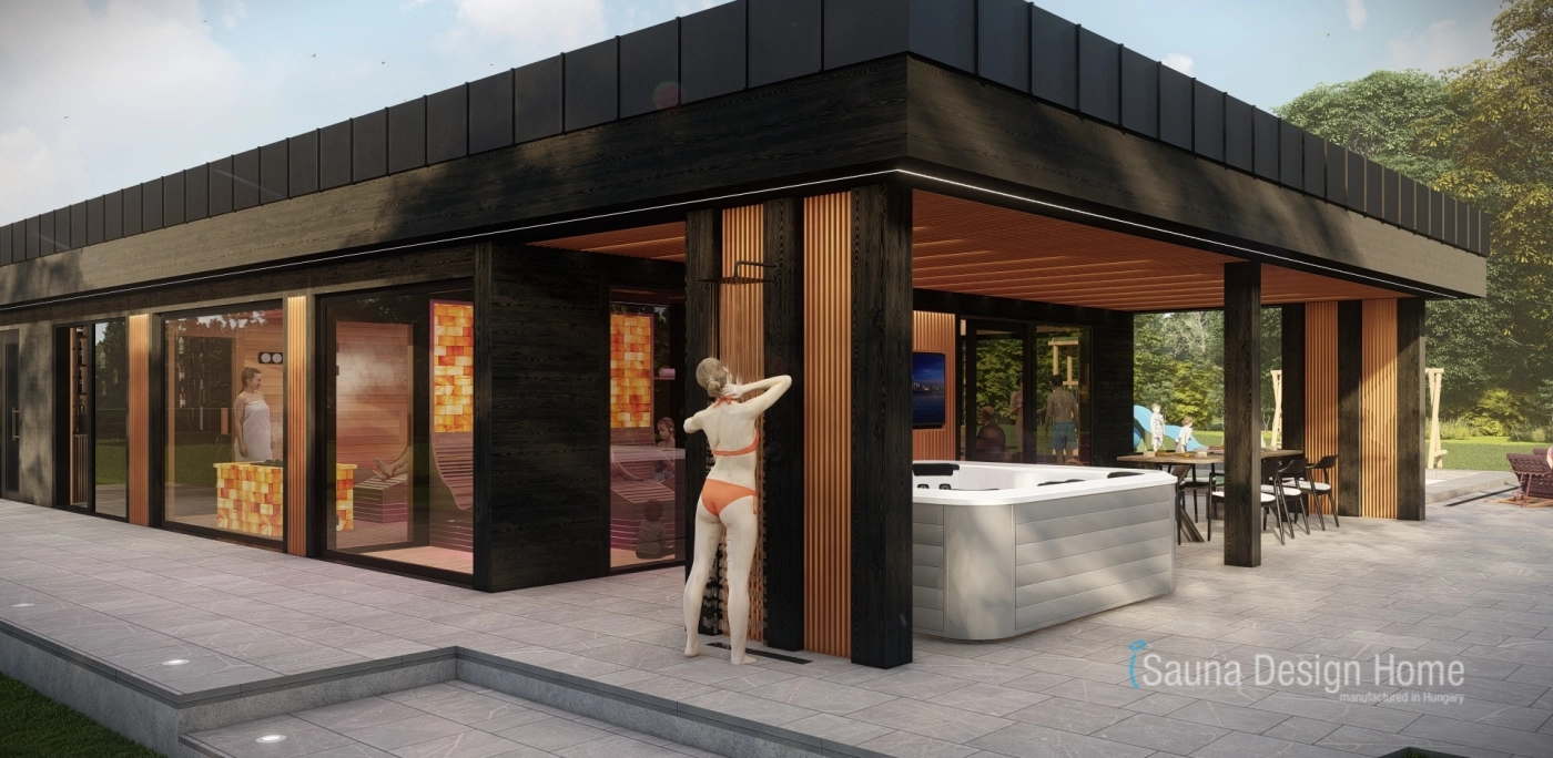 Premium Wellness Saunahaus, Wellness Wohnhaus