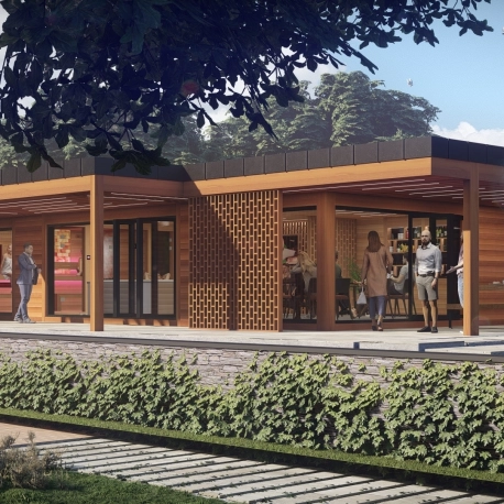 Komfort privates Wellness Saunahaus