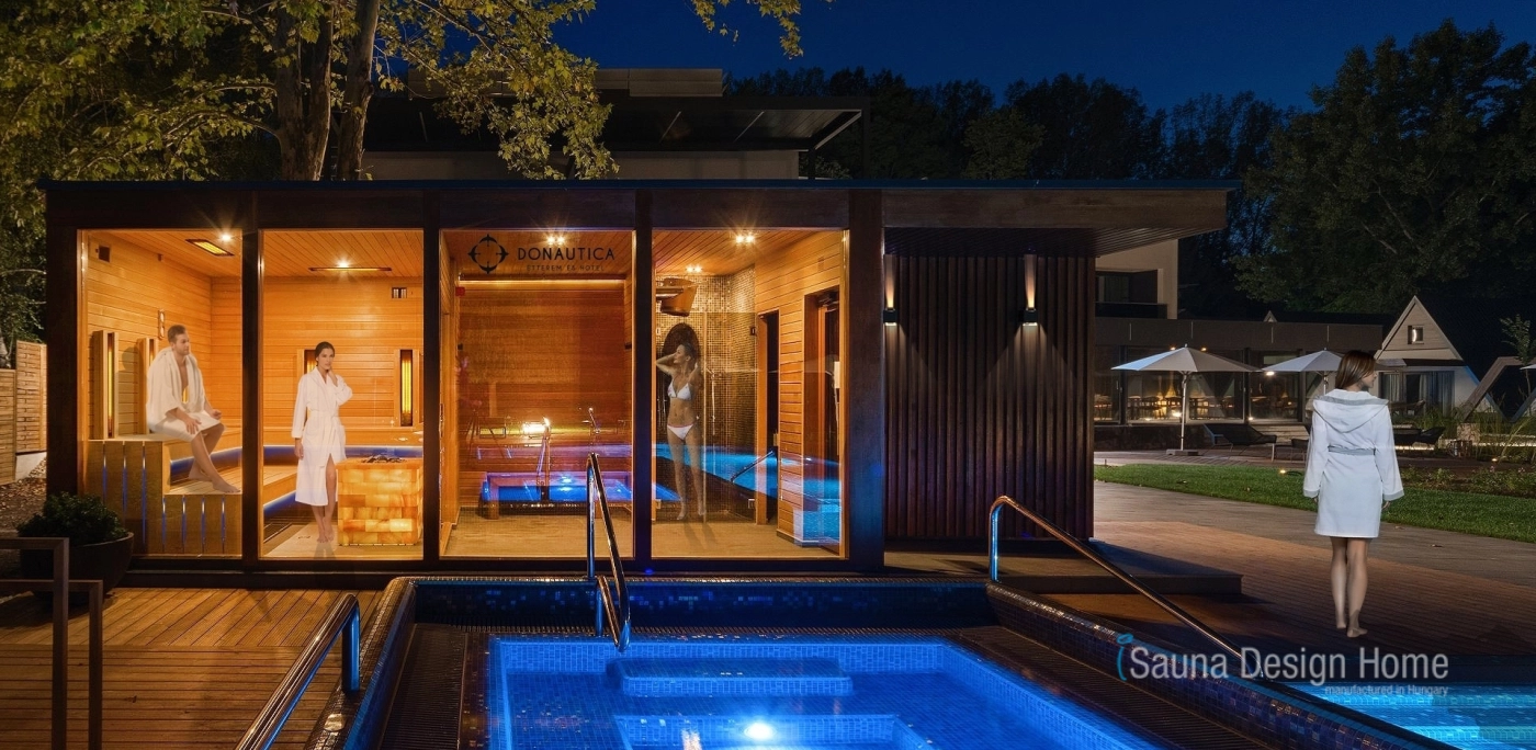 Saunahaus mit Wellness Garten Neusiedl