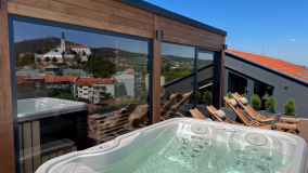 Luxus Panorama Saunahaus