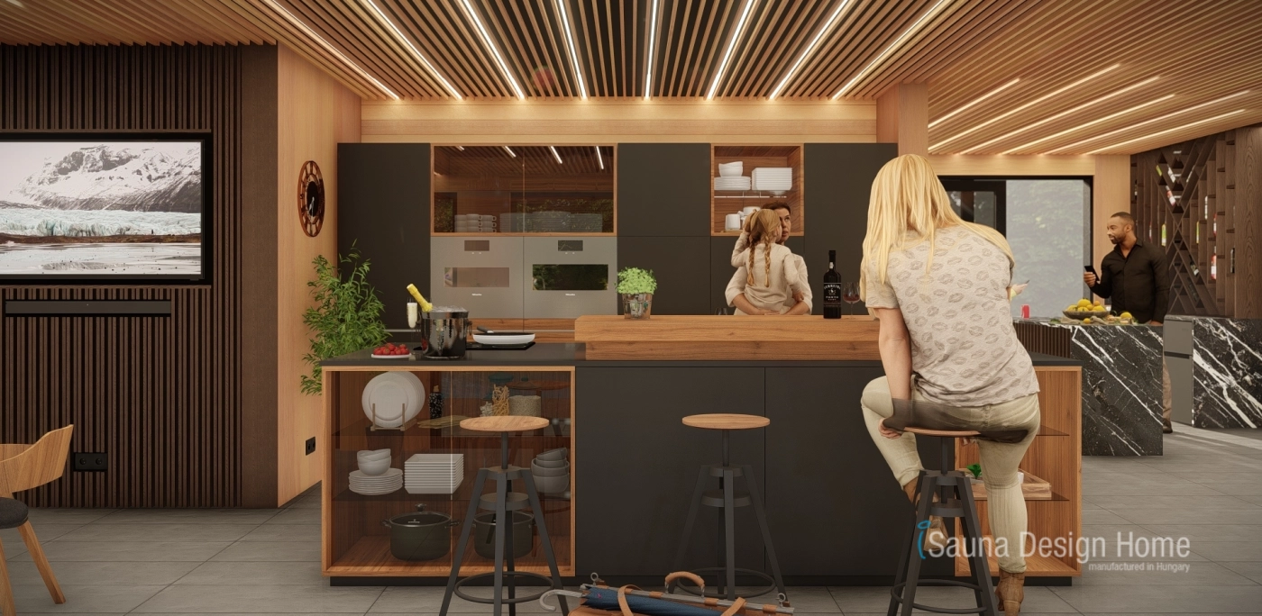 Premium Wellness Saunahaus, Wellness Wohnhaus