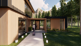 Individuelle Holzfassade Hallstatt