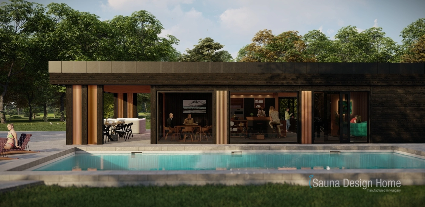 Premium Wellness Saunahaus, Wellness Wohnhaus