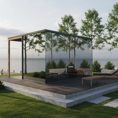 Luxus Garten Wellness mit Panorama