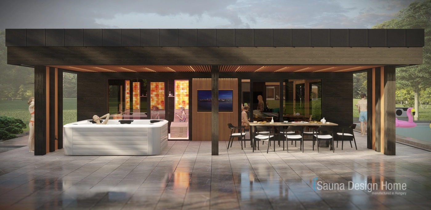 Premium Wellness Saunahaus, Wellness Wohnhaus