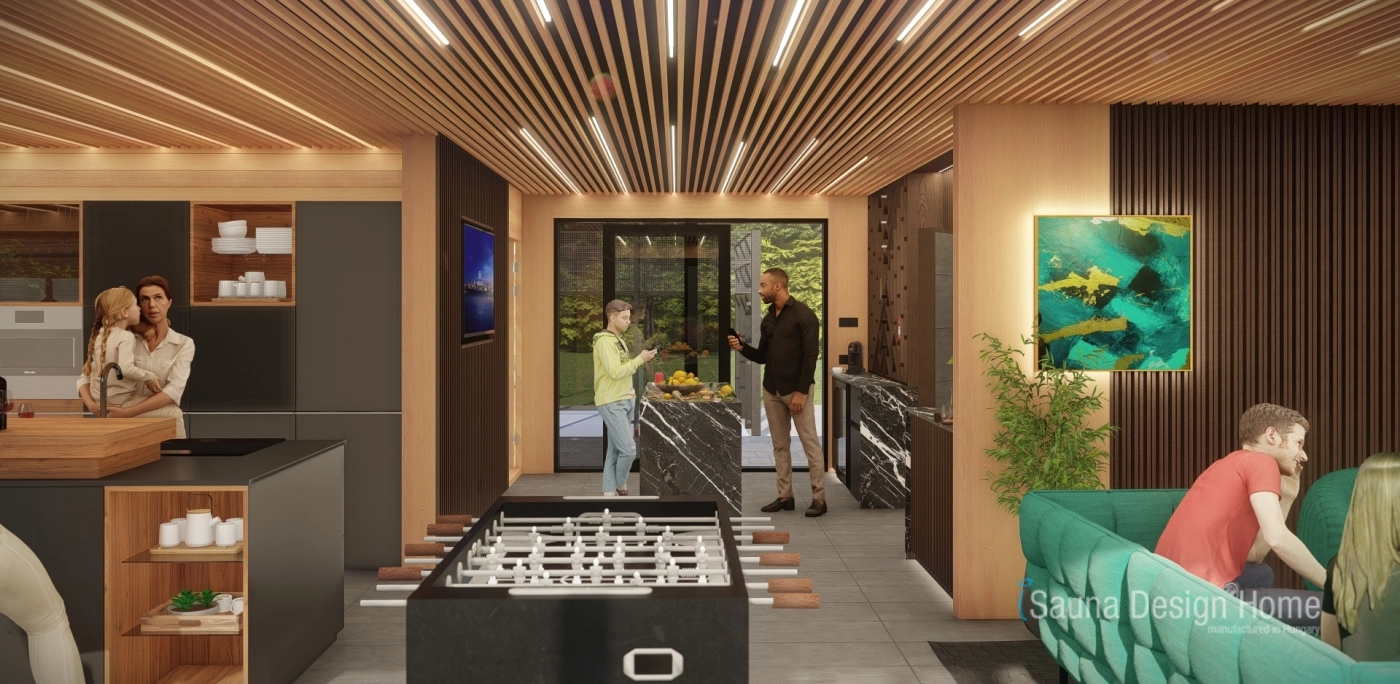 Premium Wellness Saunahaus, Wellness Wohnhaus