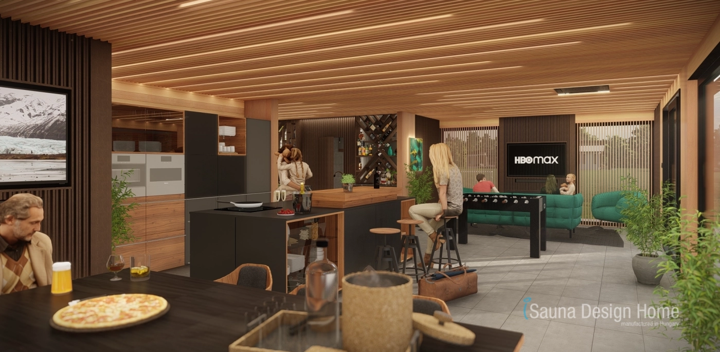 Premium Wellness Saunahaus, Wellness Wohnhaus