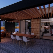 Sauna Wellness mit Lounge