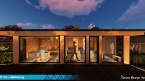 Saunahaus 3D Visualisierung