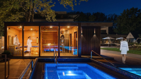 Saunahaus mit Wellness Garten Neusiedl