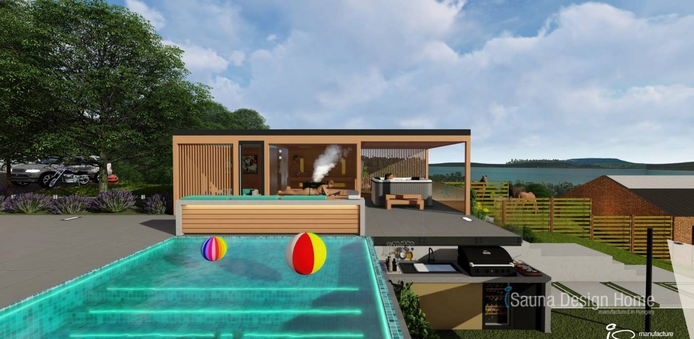 Saunahaus mit Pool Salzburg