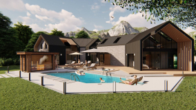 Massivholz Sonnenschutz, Wandverkleidungen aus Holz