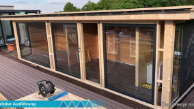 Prazise Ausführung einer Sauna