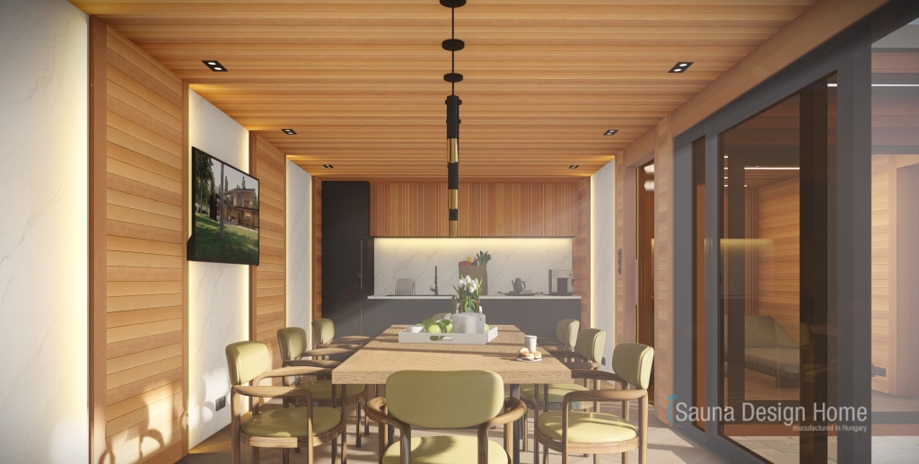 Küche mit Essbereich